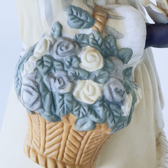 ABC Dist. Victorian Santa #16092 Christmas Swan Roses Music Box Figurine - Picture 7 of 12